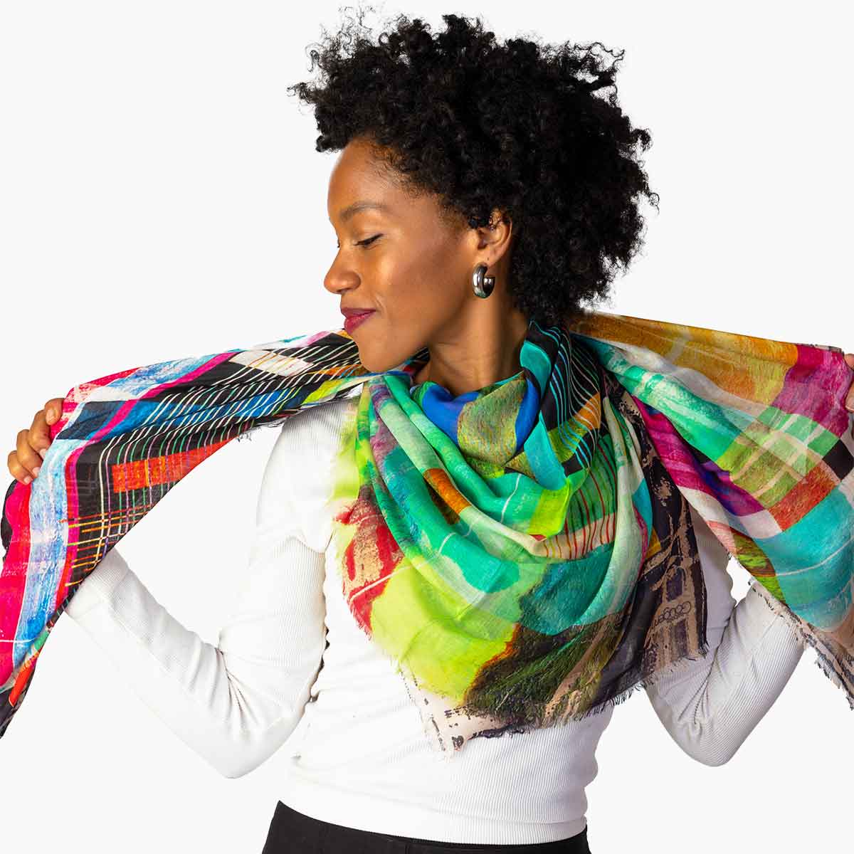 Innovation Silk Modal Scarf by Isabelle Gougenheim Women s Silk